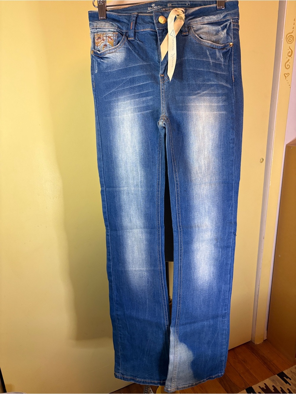 Bianco Jeans . Fade Spots. Skinny Jeggings